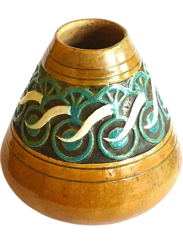 Vaso Art Nouveau in ceramica di Edmond Lachenal, anni '20