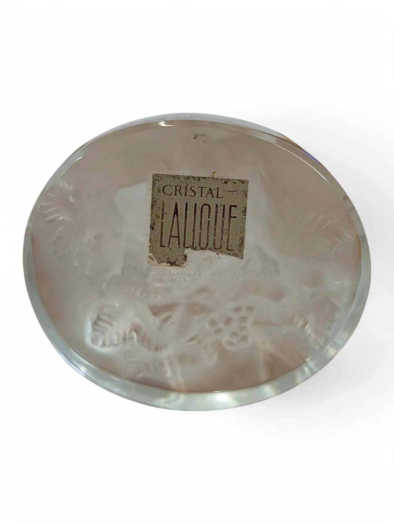 Statuetta donne in posa in cristallo Lalique France, anni '90 4