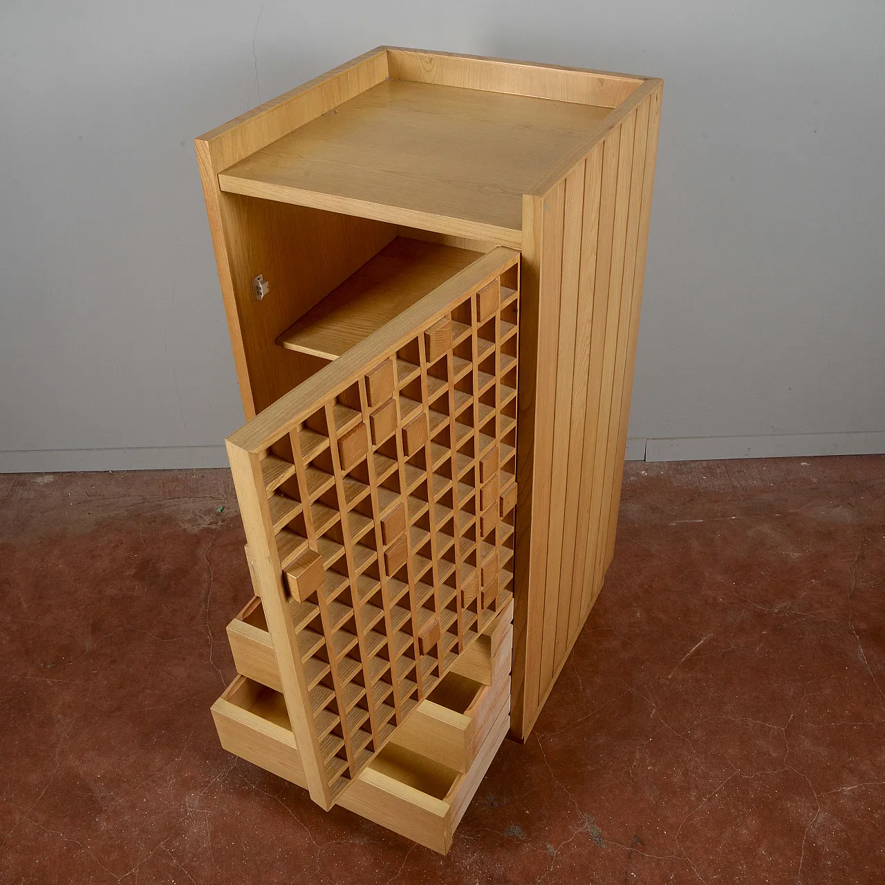 Wooden sideboard by Oreste Massetani, 1970s 8