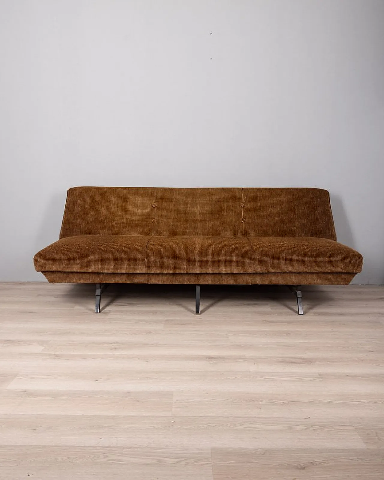 Convertible sofa in two-tone fabric, 1960s 1