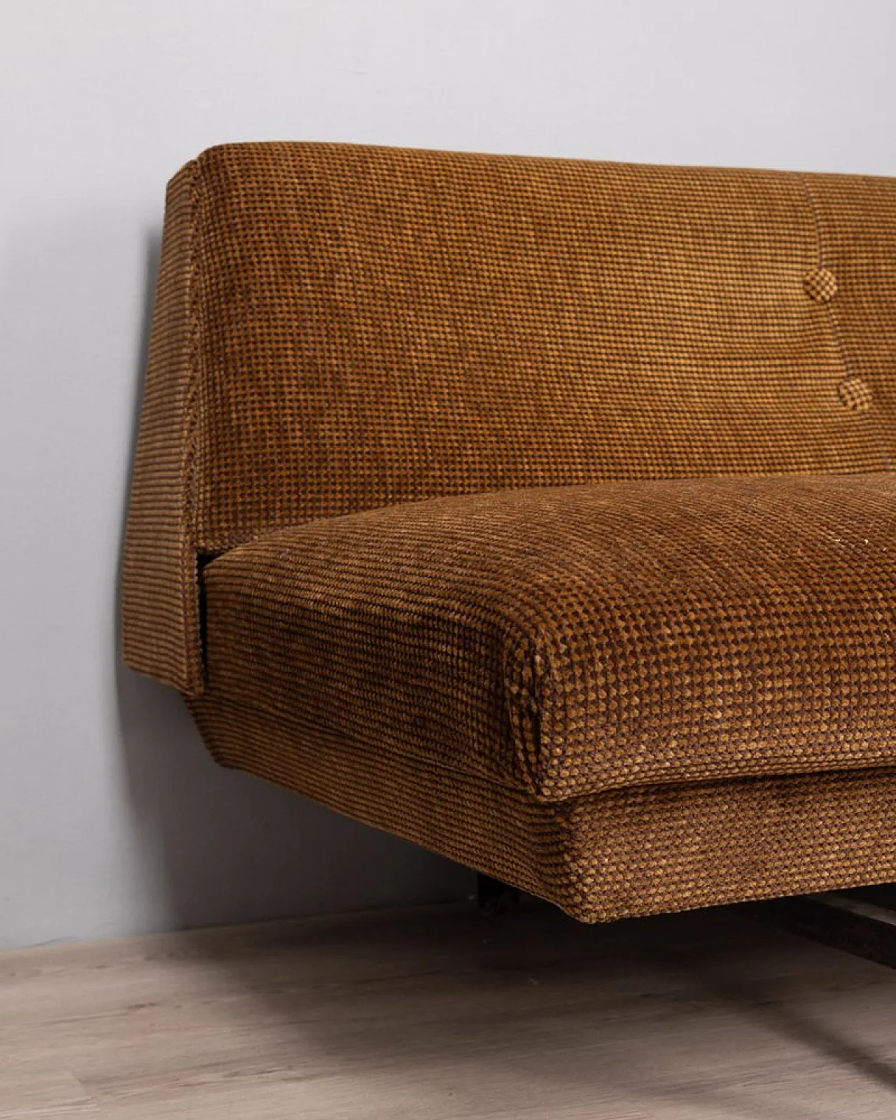 Convertible sofa in two-tone fabric, 1960s 5