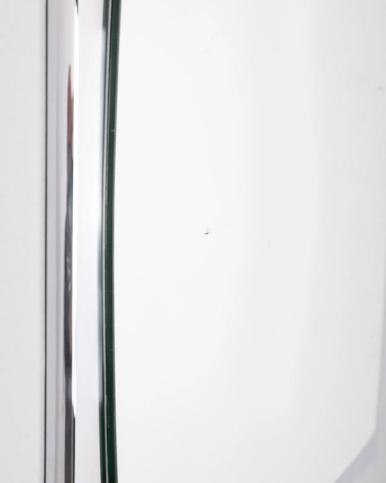 Wall mirror in chrome metal, 1970s 4