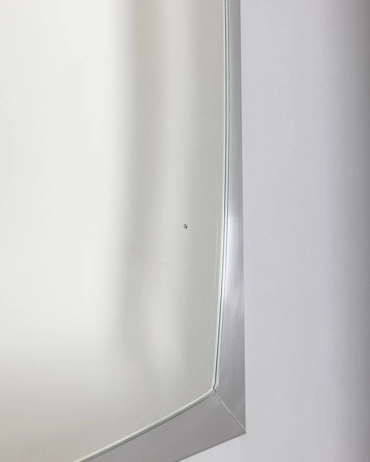 Wall mirror in chrome metal, 1970s 6
