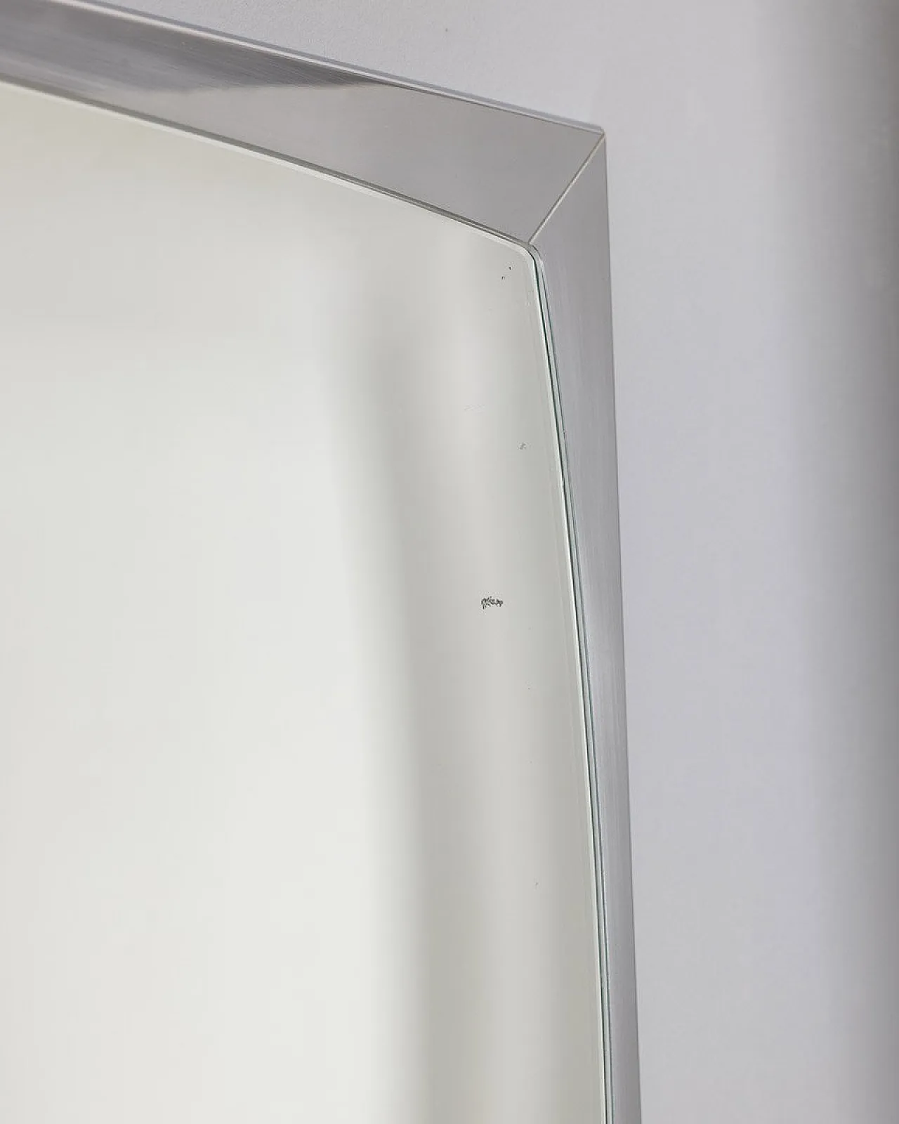 Wall mirror in chrome metal, 1970s 7