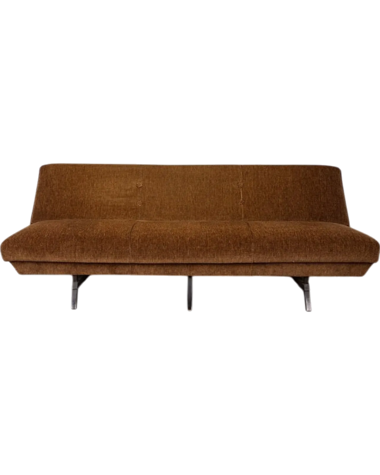 Convertible sofa in two-tone fabric, 1960s 12