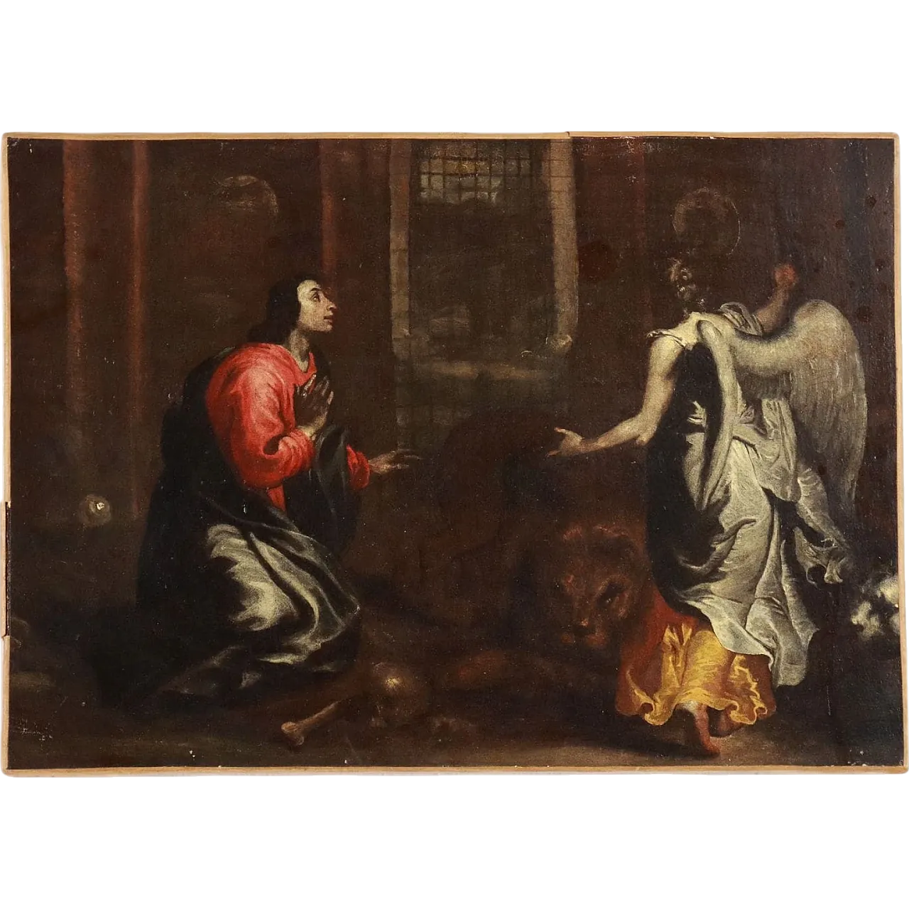 Daniele nella fossa dei Leoni, olio su tela, '600 11
