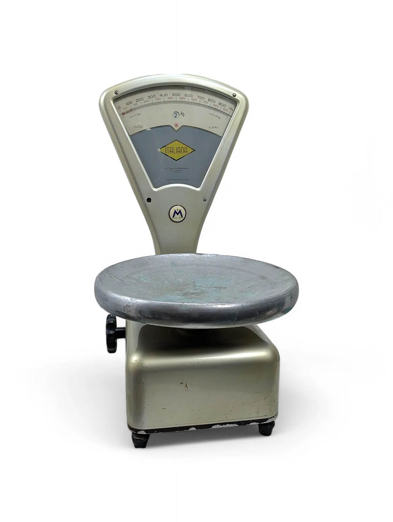 Bilancia vintage Italiana di Macchi F., anni '50 1