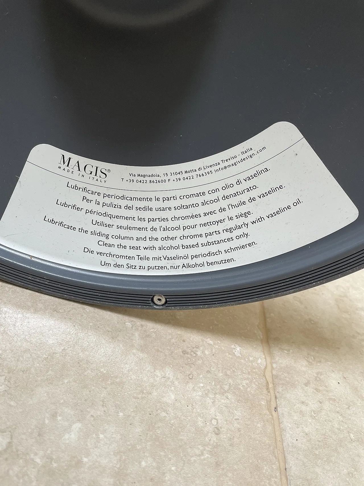 3 sgabelli di Stefano Giovannoni per Magis, 90s 15