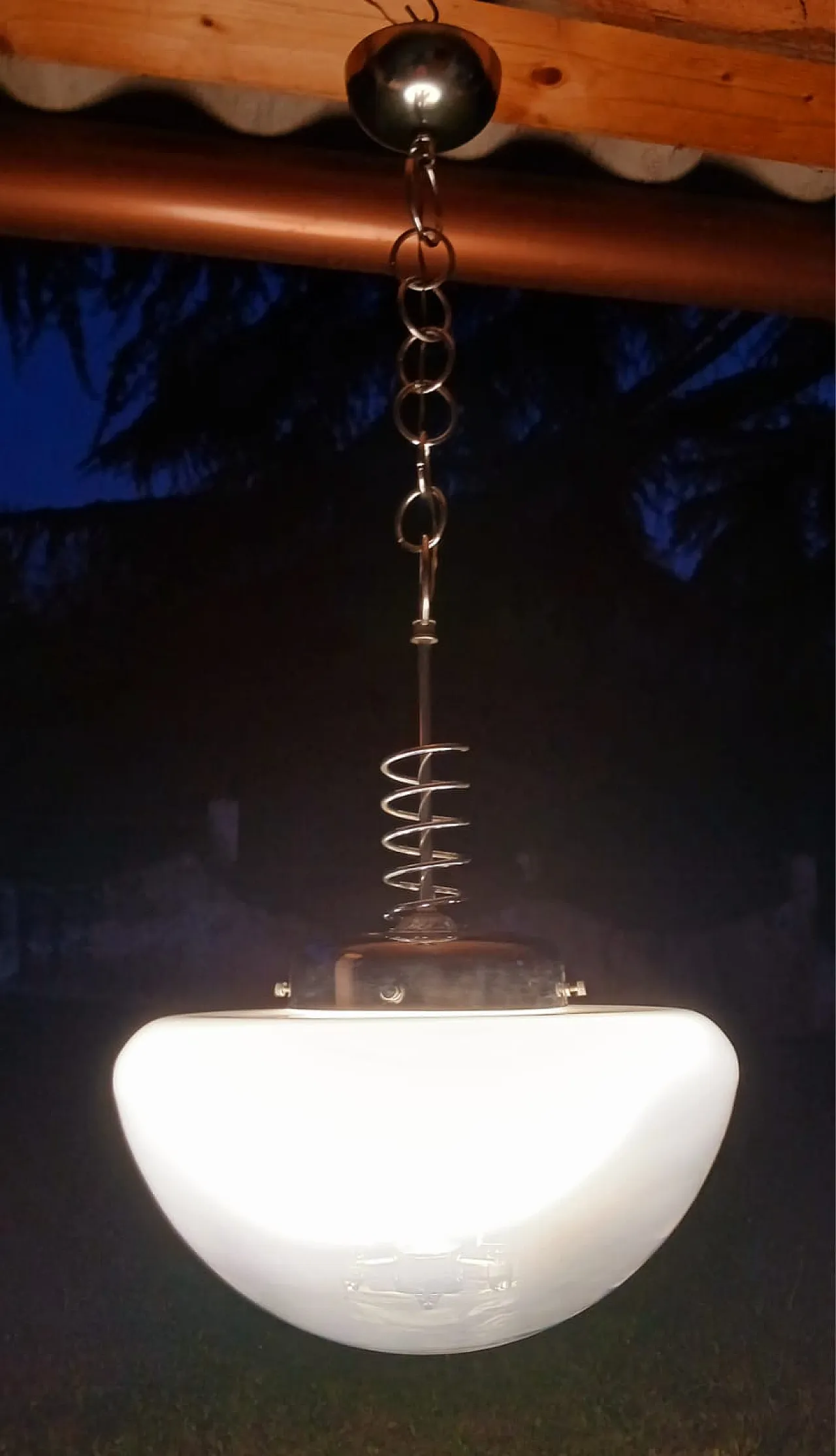 Lampadario da soffitto Murano, 70s 2