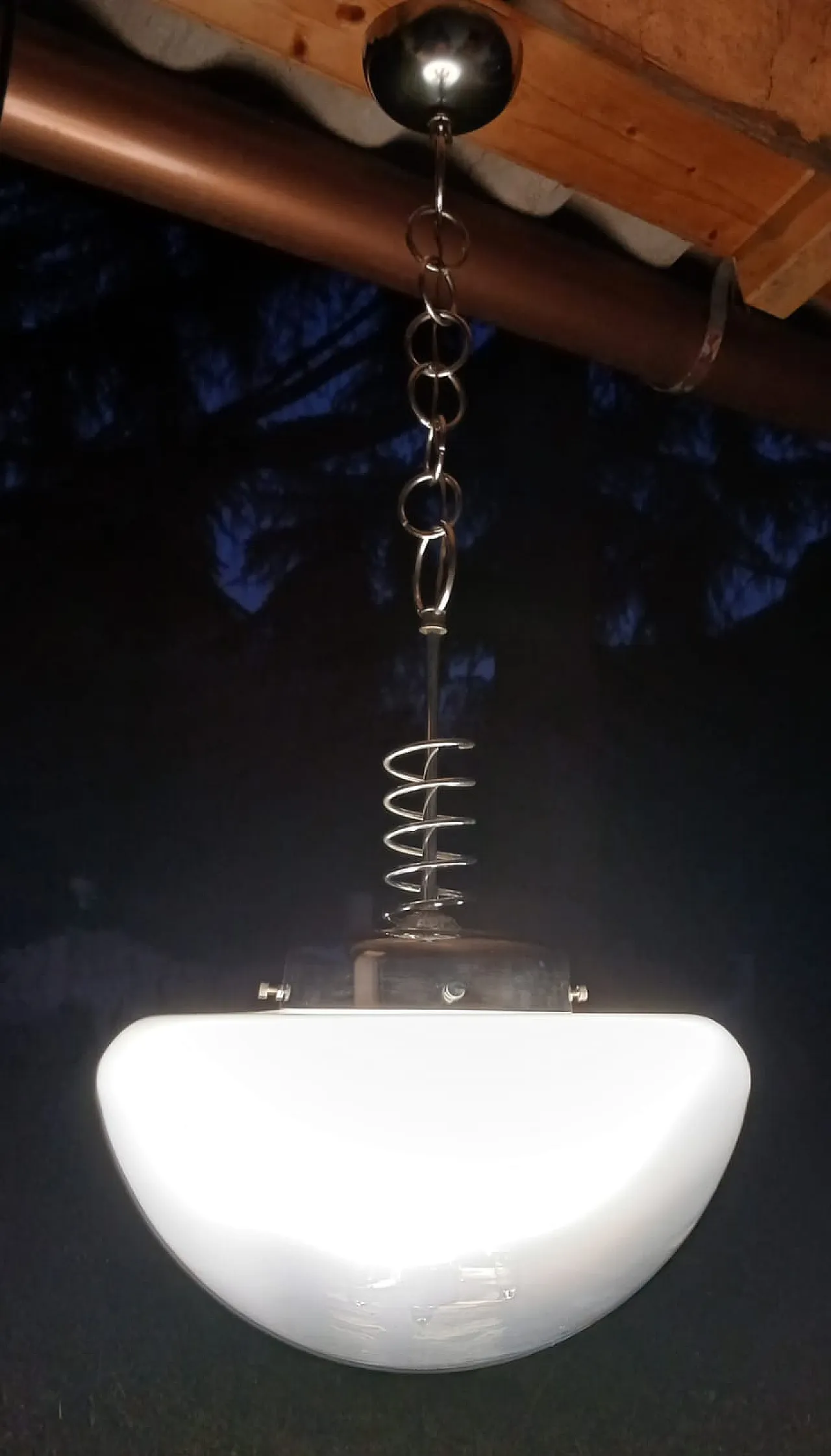 Lampadario da soffitto Murano, 70s 3