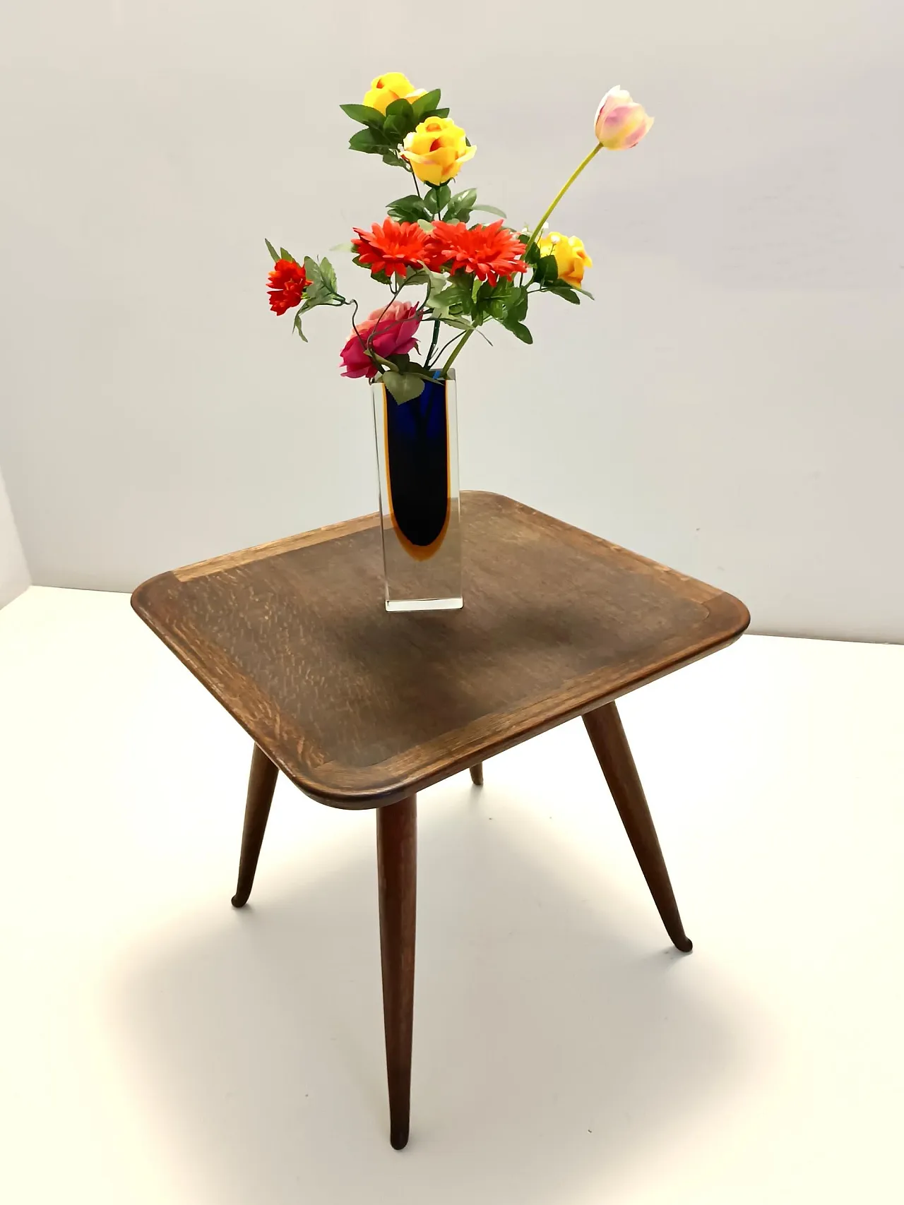 Tavolino in massello di rovere Durmast di Paolo Buffa, anni '60 2