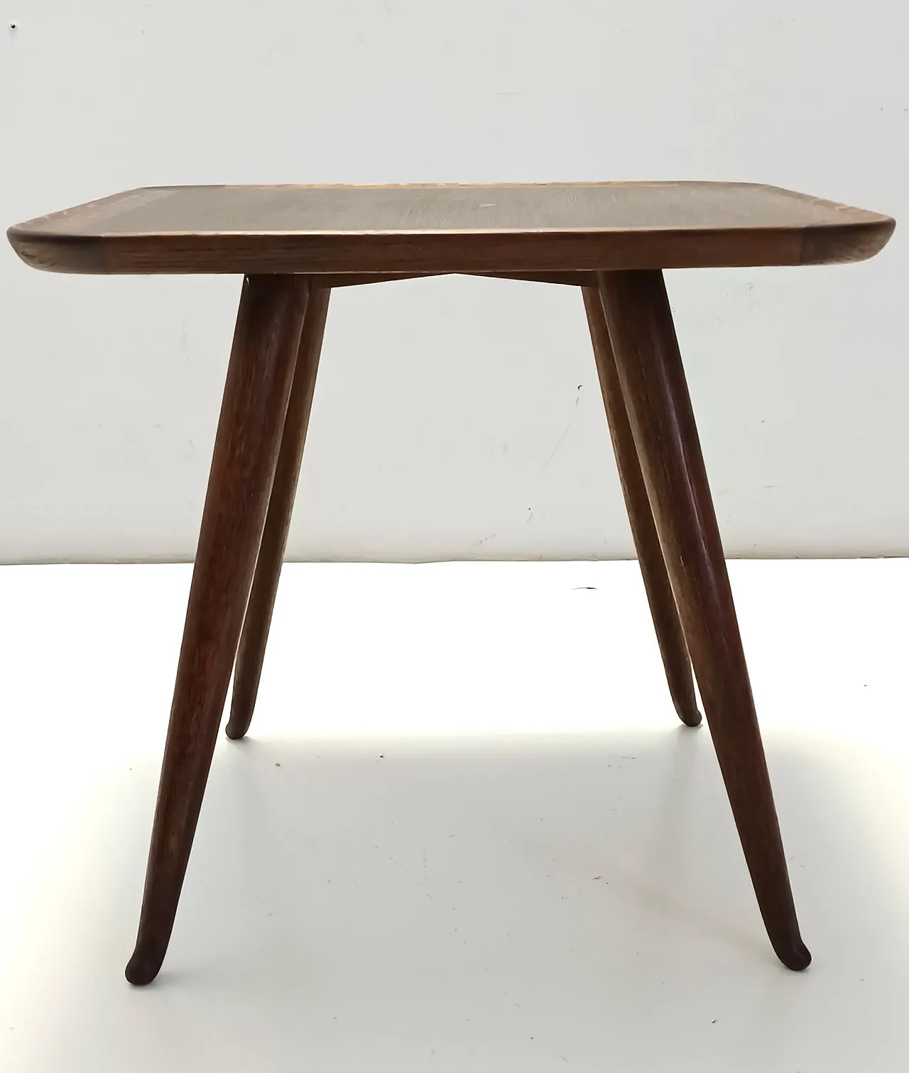 Tavolino in massello di rovere Durmast di Paolo Buffa, anni '60 5