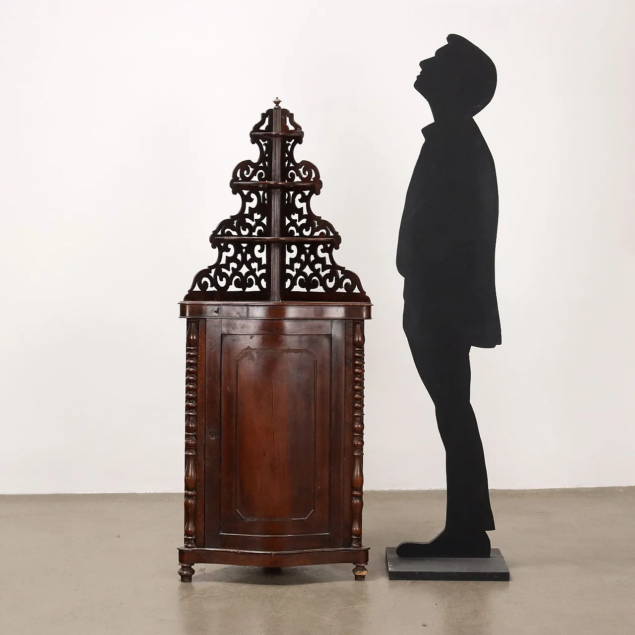 Angoliera Luigi Filippo in legno, metà '800 2