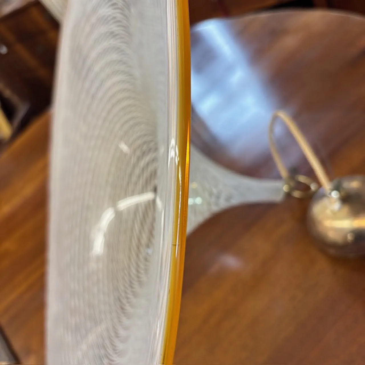 Lampadario Cappello di Strega di Venini in vetro di Murano, anni '70 7