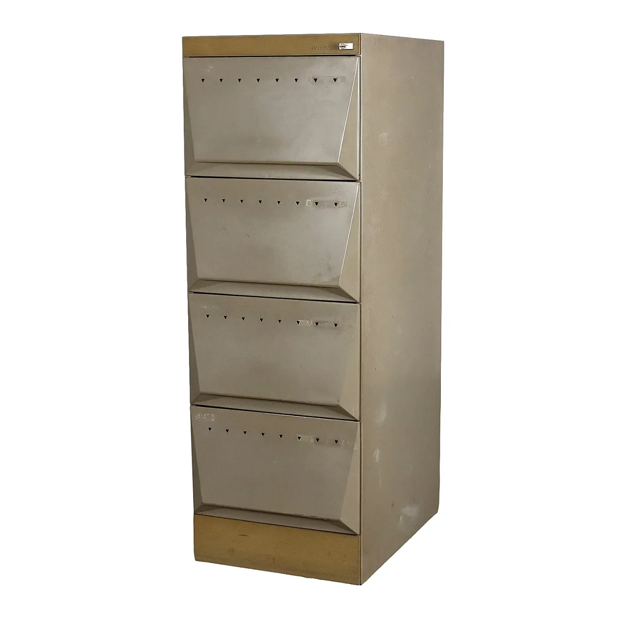 Grey Synthesis file cabinet by Ettore Sottsass for Olivetti, 1960s 1