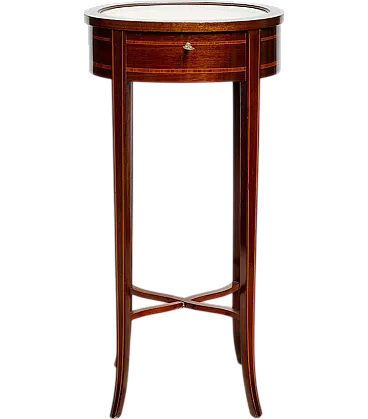English Liberty Table in mahogany, early 20th century