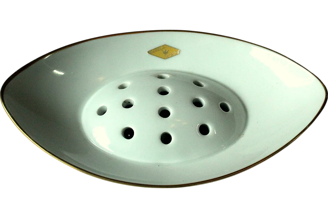 Vaso di porcellana Ikebana di Gerold Baviera, anni '50 6