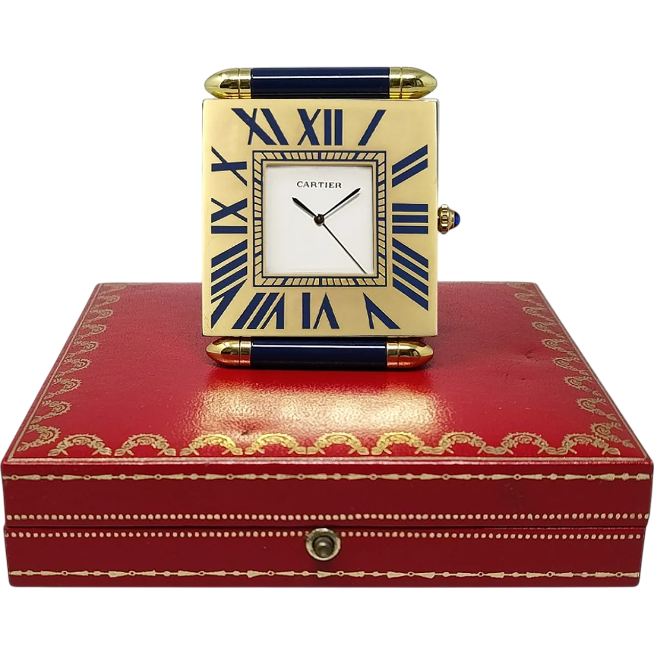 Cartier Alarm Clock Penduclette. Made in Swiss, 1990s 12