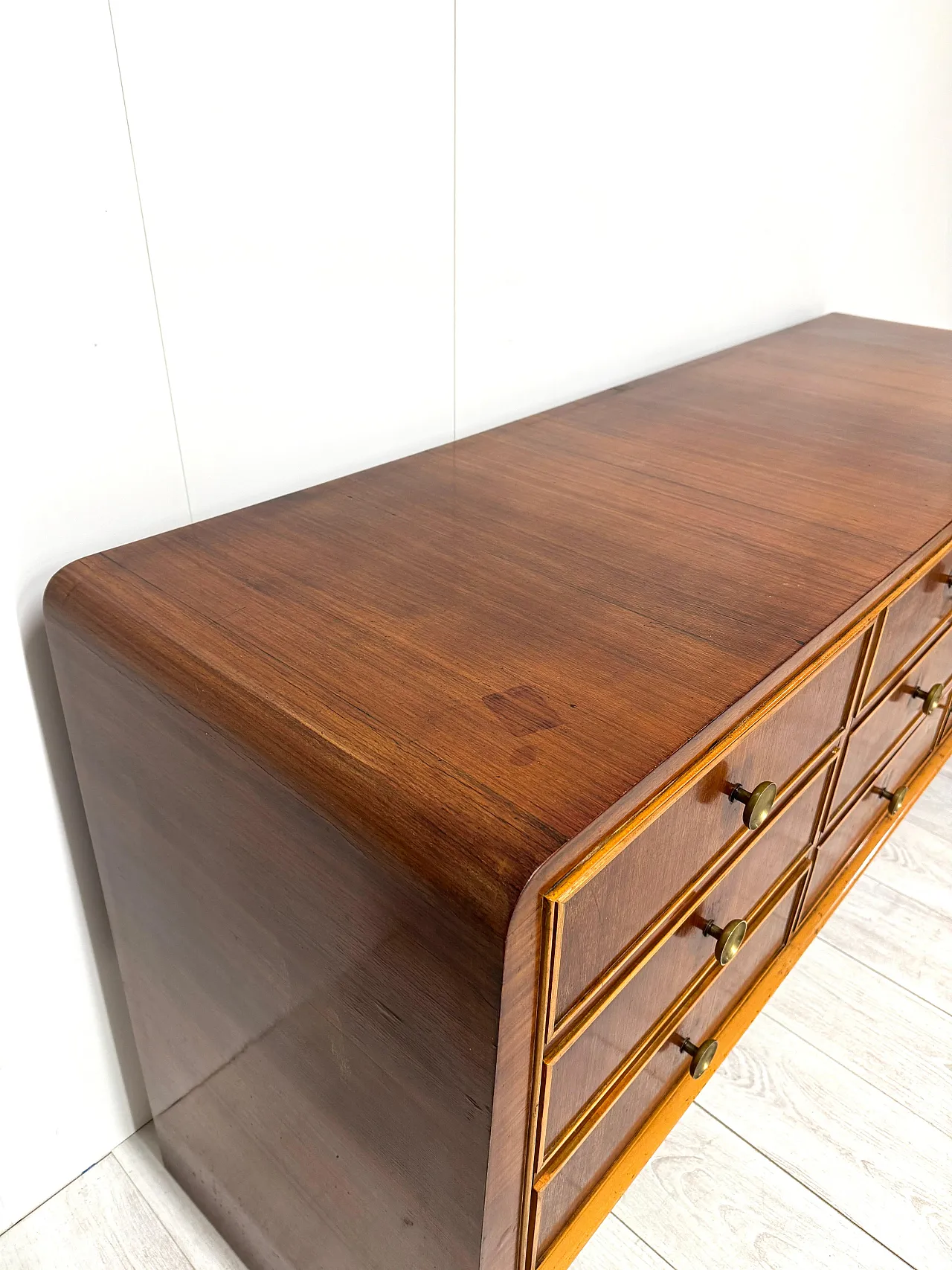 Mobile contenitore in legno di Paolo Buffa, anni '50 8