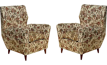 Coppia di poltrone Mid-Century di Melchiorre Bega, anni '50