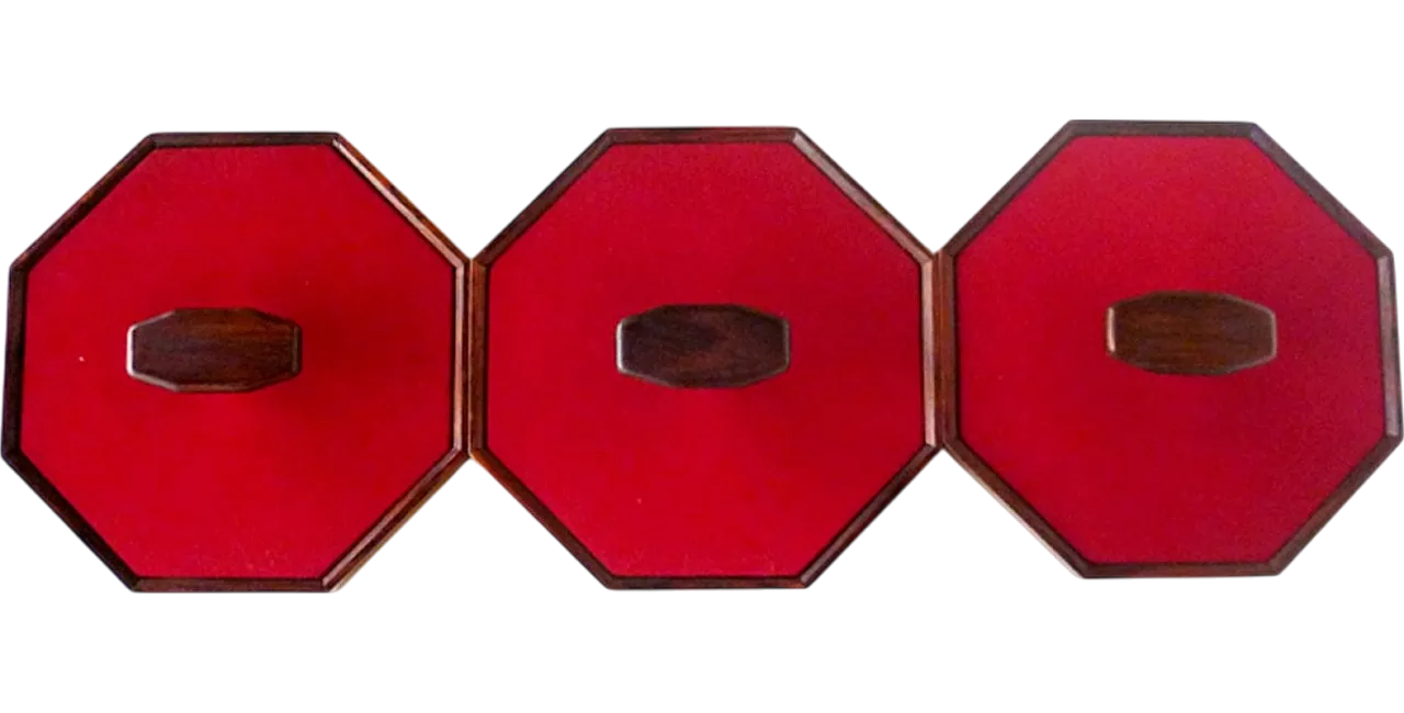 Attaccapanni Mid-Century con 3 ganci, anni '50 6