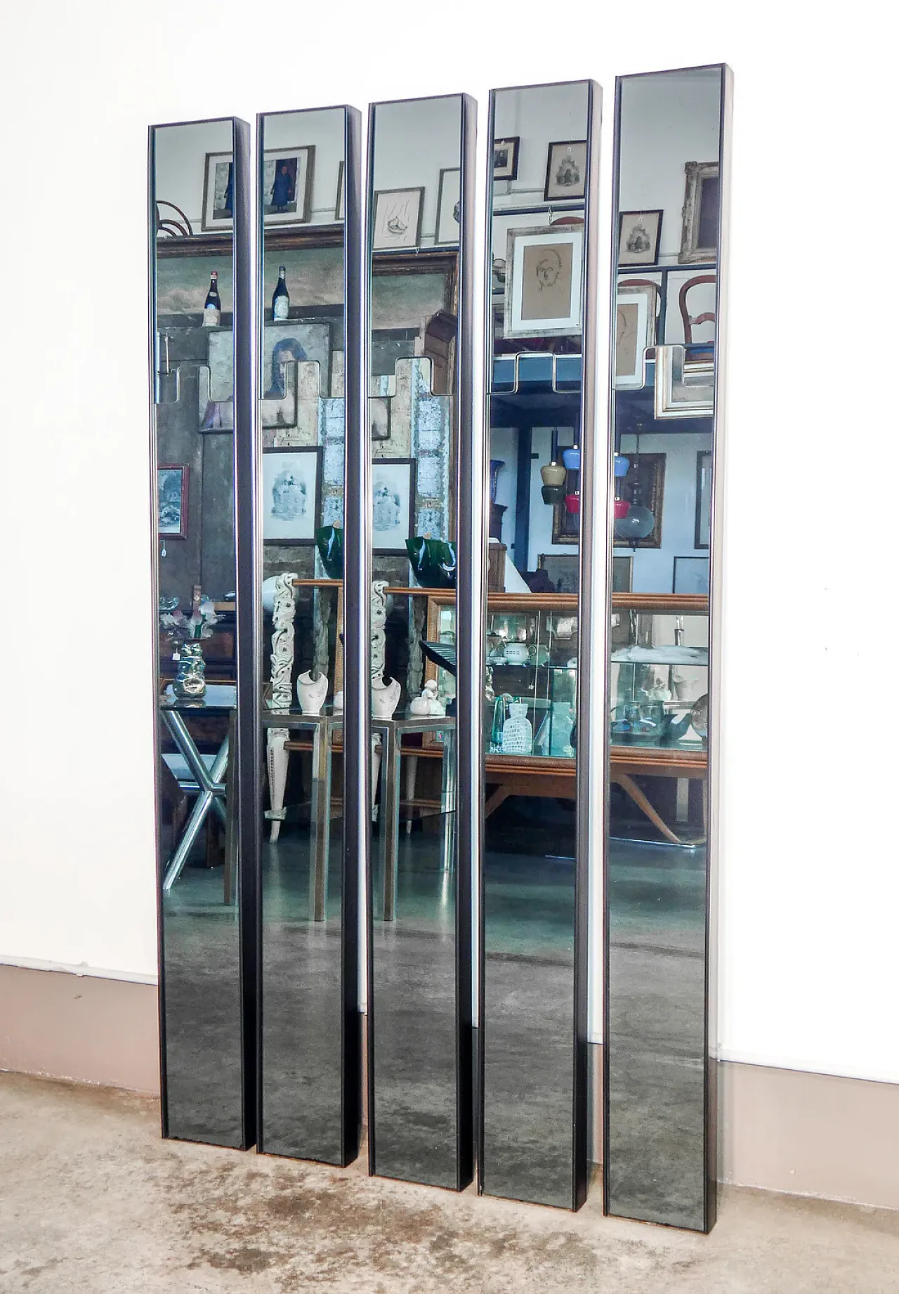 Attaccapanni specchio Gronda di Luciano Bertoncino per Elco, anni '70 5