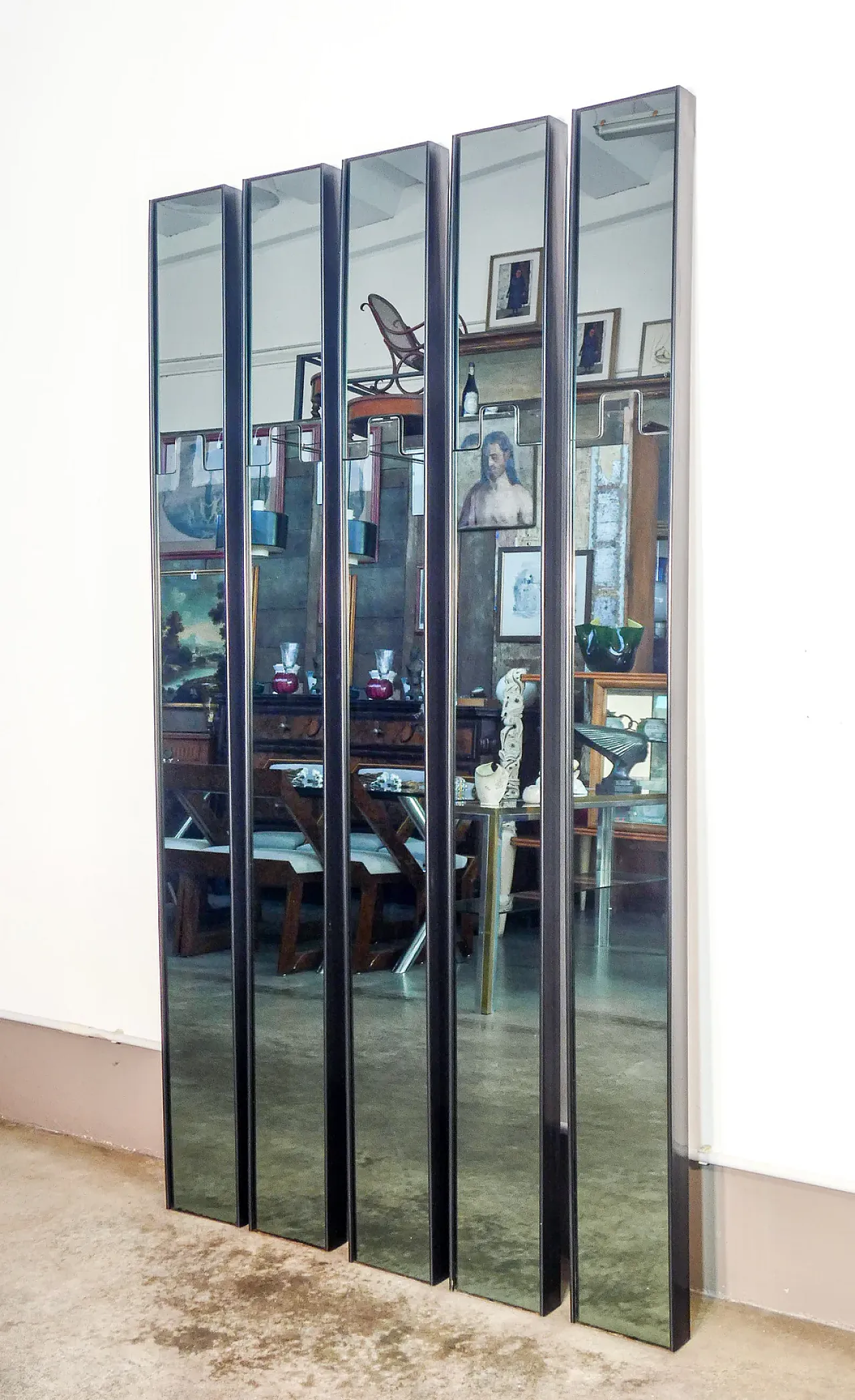 Attaccapanni specchio Gronda di Luciano Bertoncino per Elco, anni '70 6