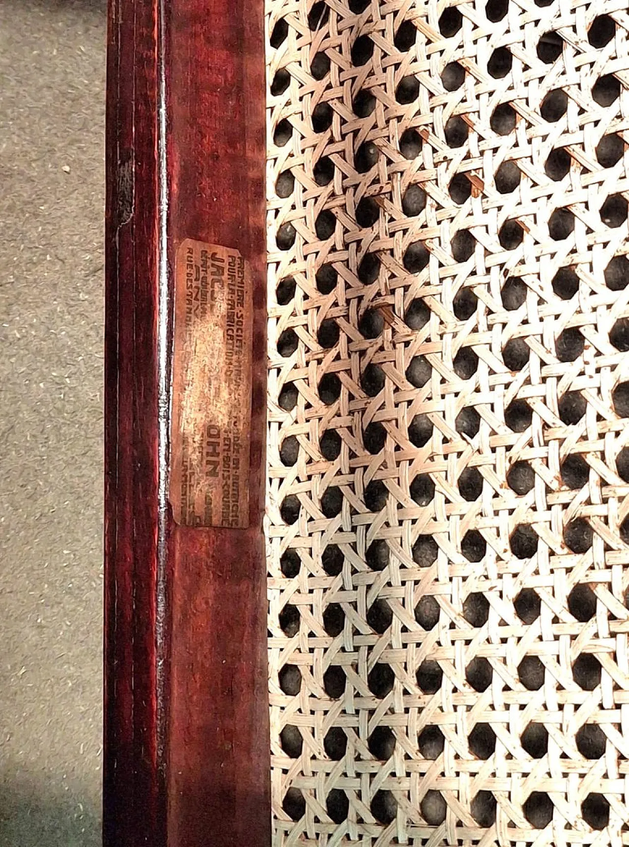 Rocking Chair in Beech and Fabric by Jacob & Josef Kohn, 20th century 3