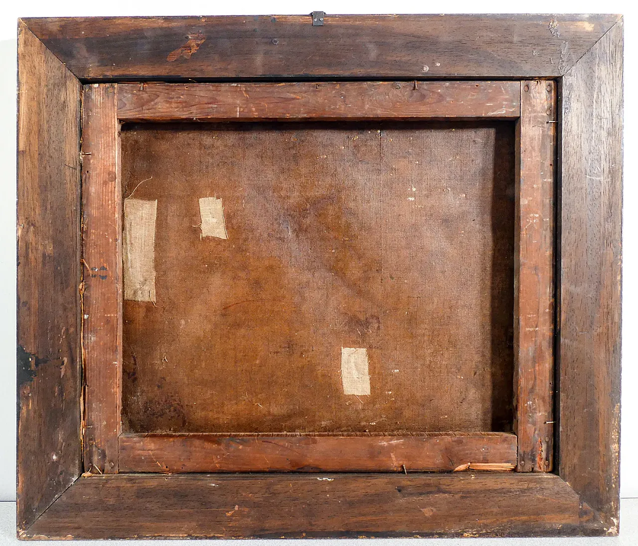 Paesaggio lacustre, olio su tela, '800 5