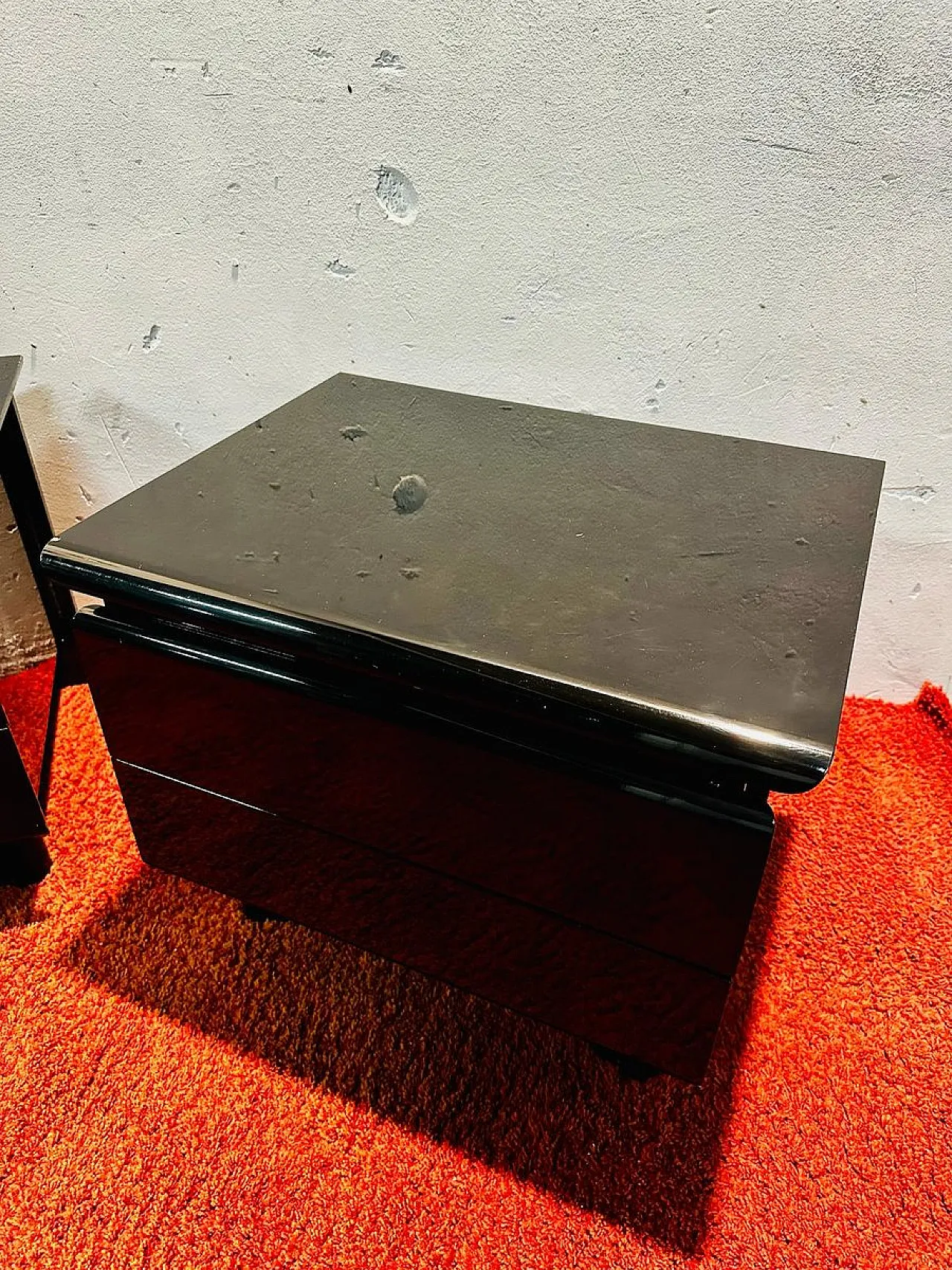 Pair of Bedside Tables in Wood, 1980s 5