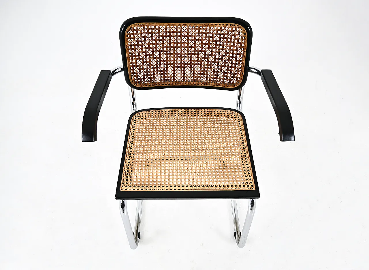 4 Dining Chairs Style B32 by Marcel Breuer, 80s 9