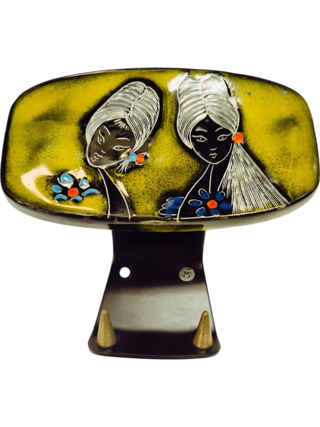 Ceramic and metal coat stand, 1950s 14