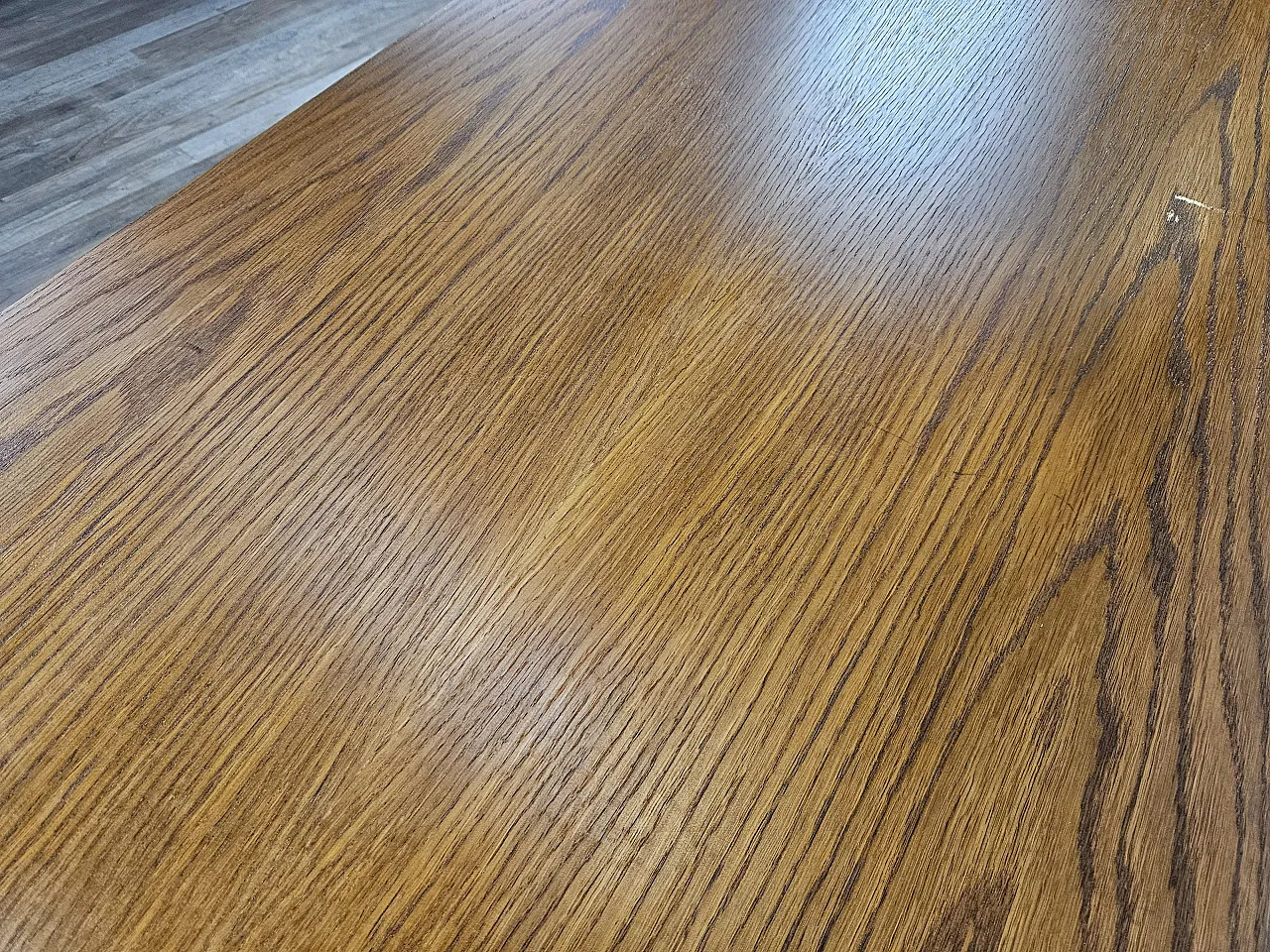 Rectangular beech and oak lounge tablet with the 70s 16