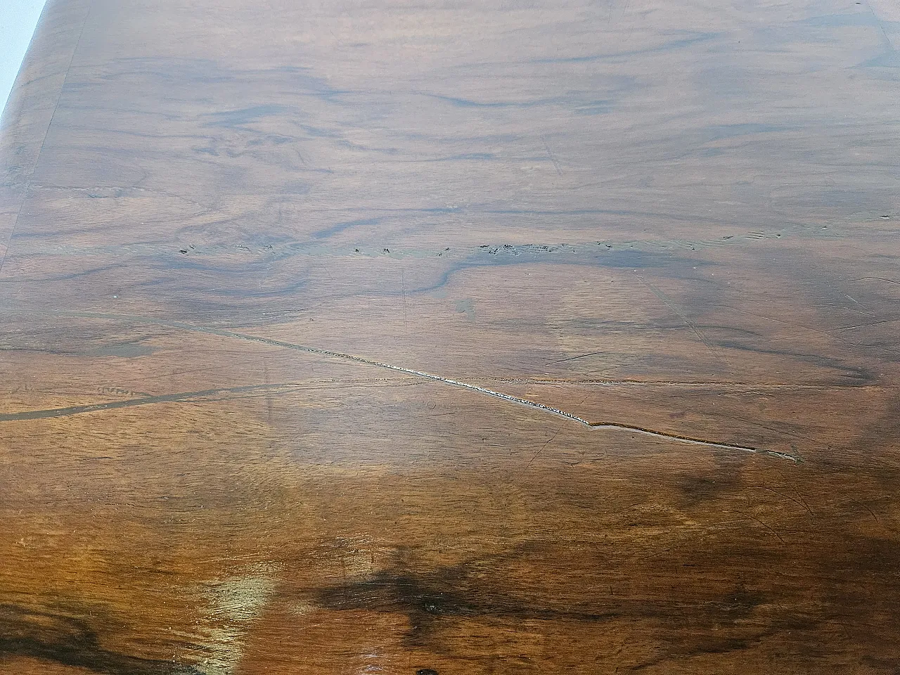 Credenza Art Decò Two doors in Moglio's Radica 1930s 7