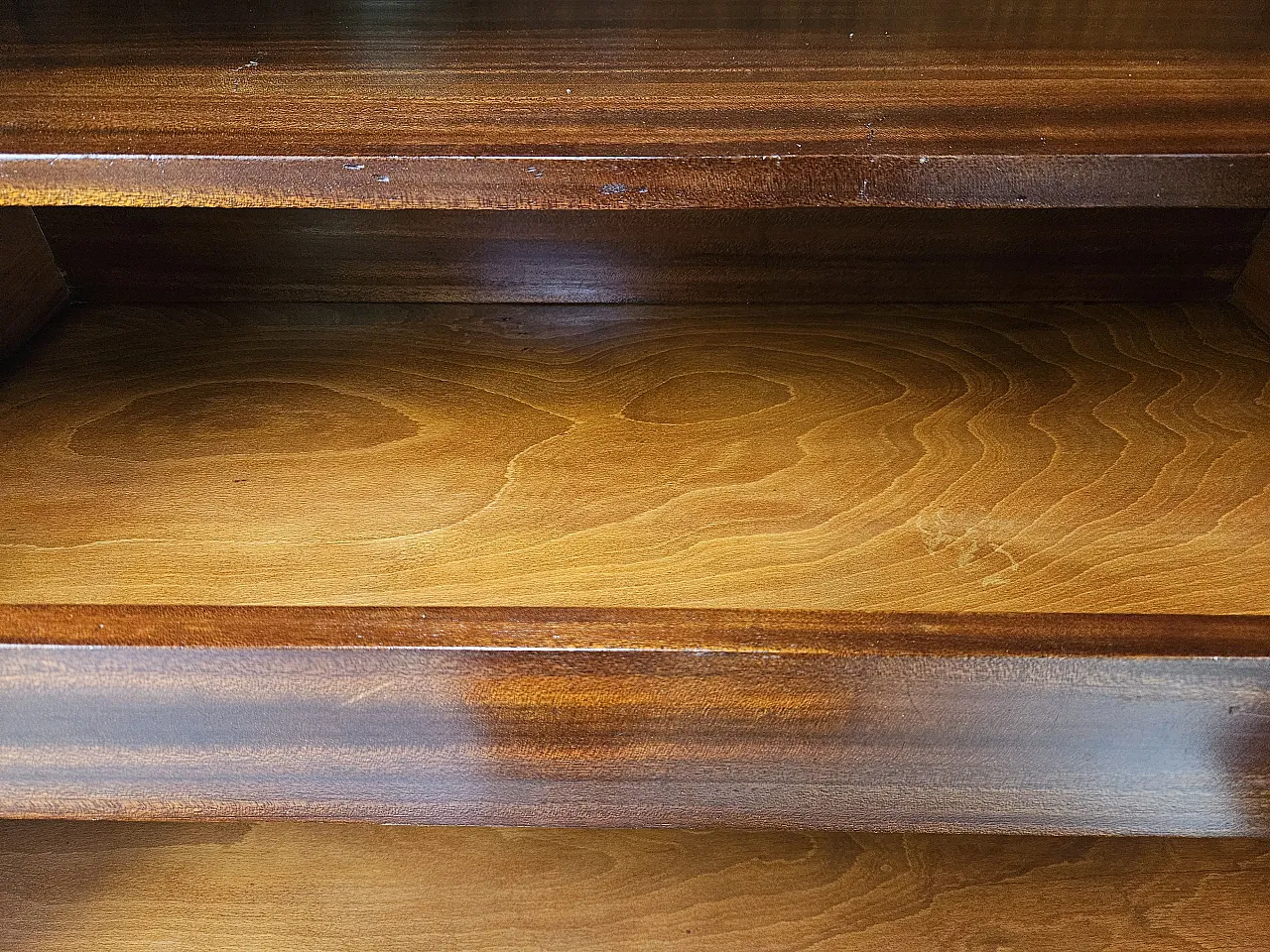 Credenza Art Decò Two doors in Moglio's Radica 1930s 22