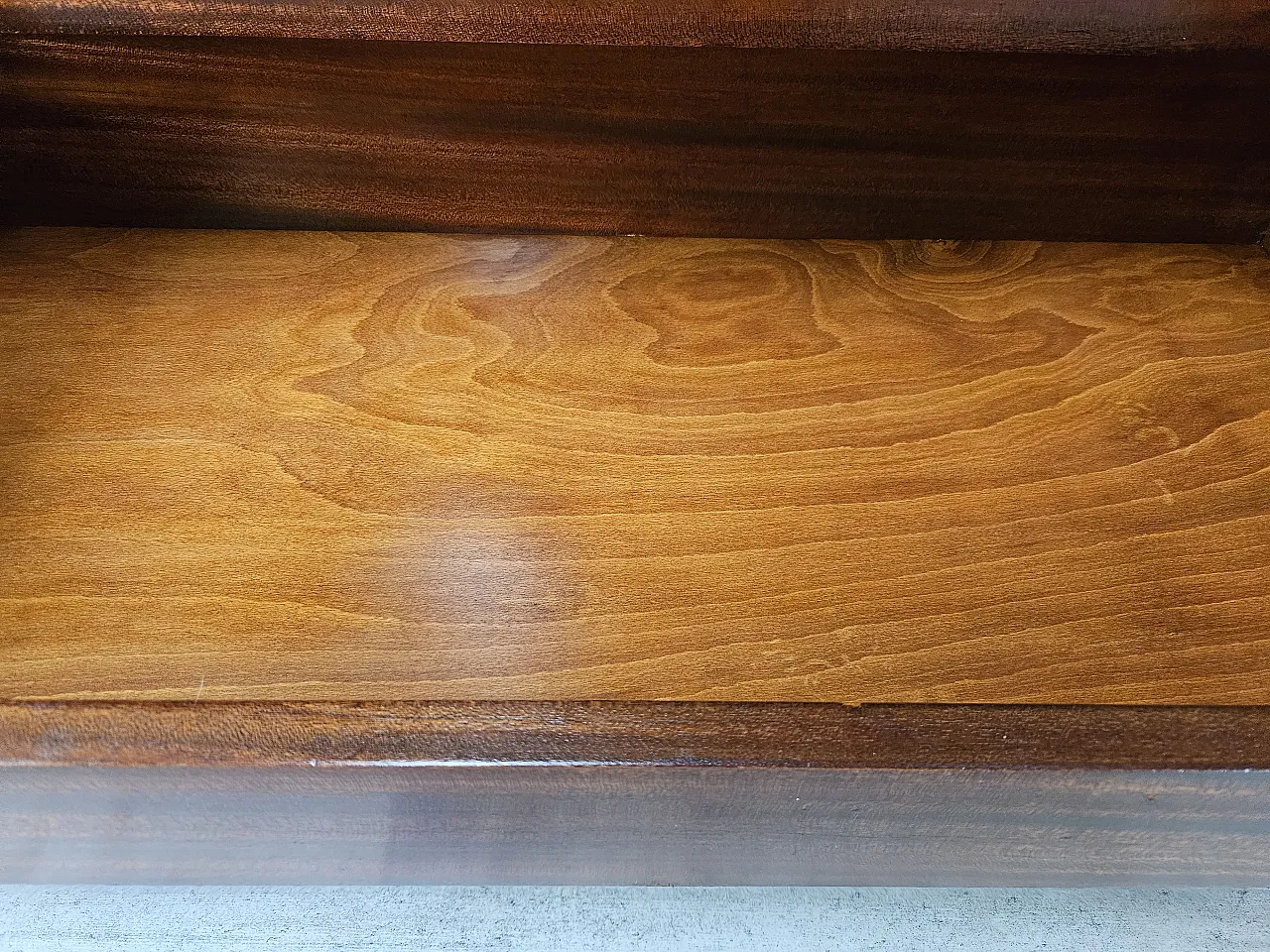 Credenza Art Decò Two doors in Moglio's Radica 1930s 24