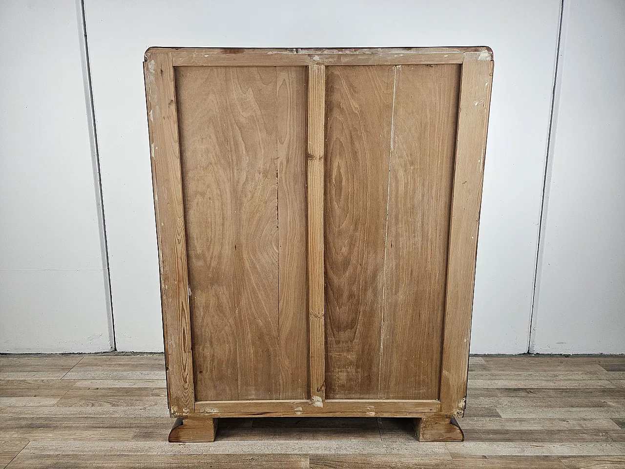 Credenza Art Decò Two doors in Moglio's Radica 1930s 27