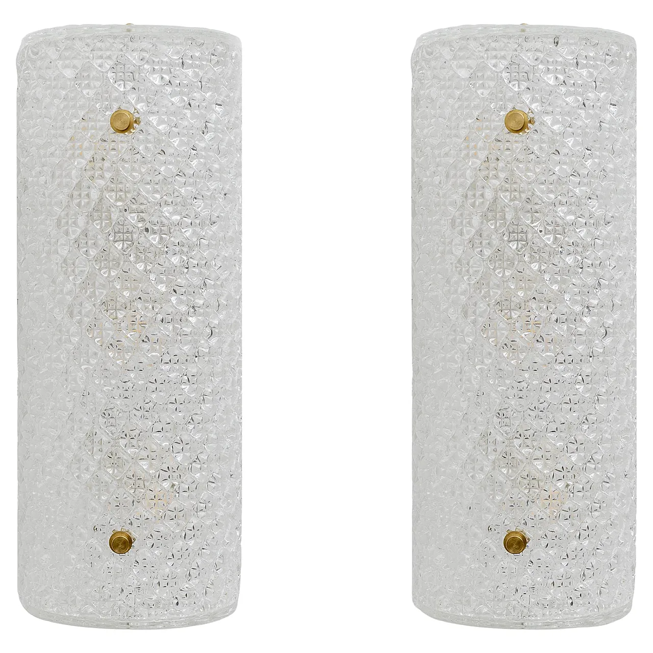 Pair of Murano glass wall lamps, 2000s 1