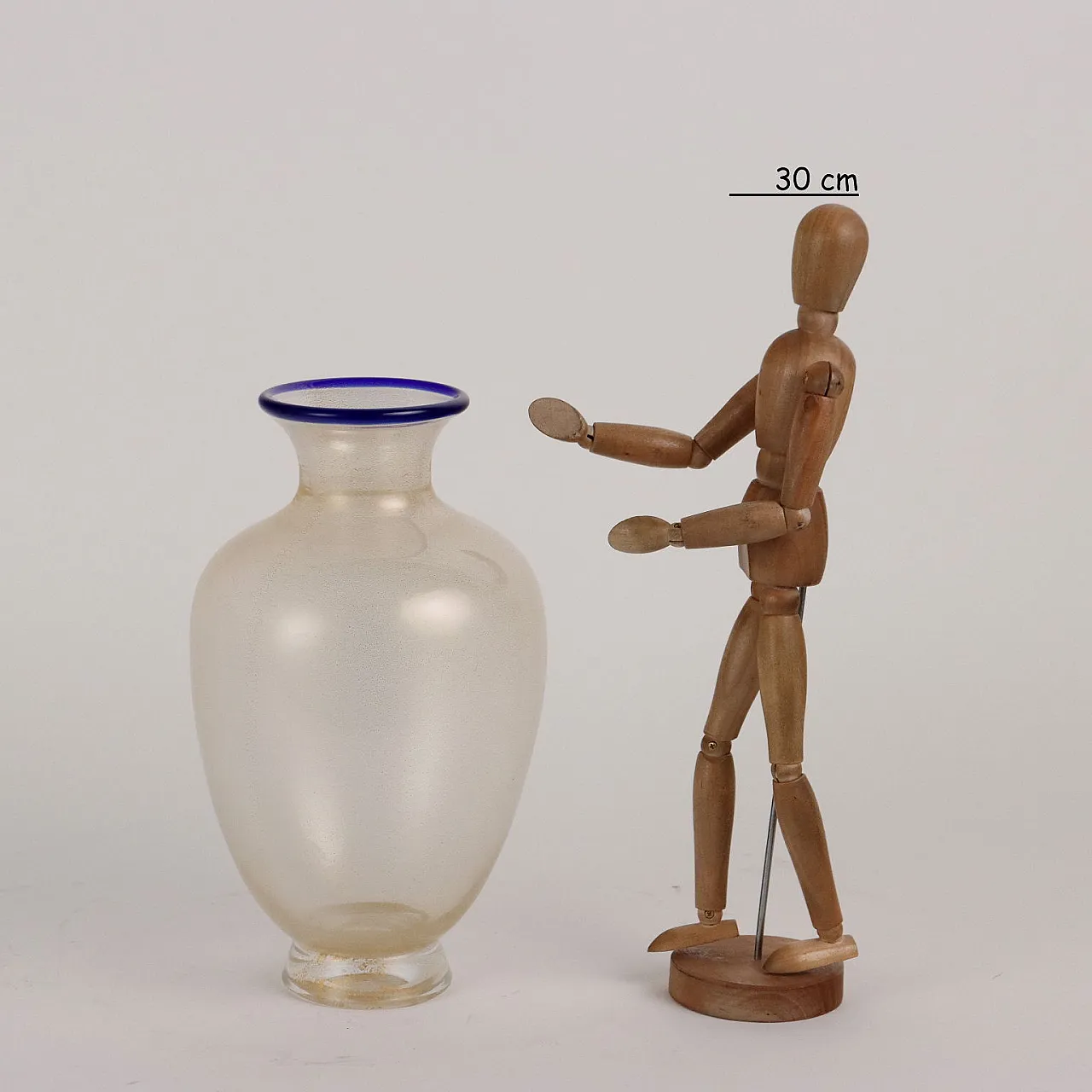 Glass vase La Murrina, late 20th century 2