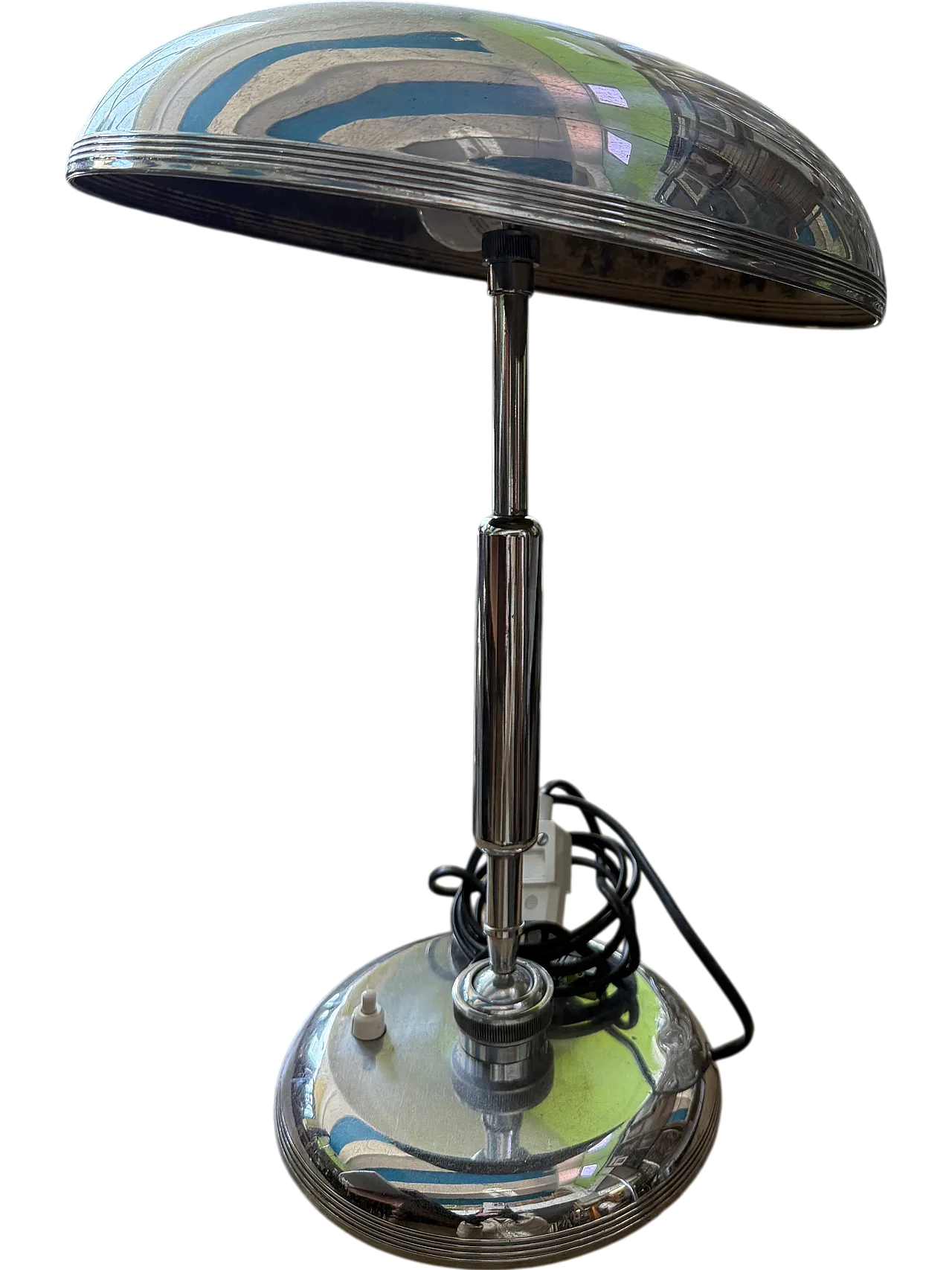 Lampada in ottone nichelato Giovanni Michelucci per Lariolux. anni '50 8