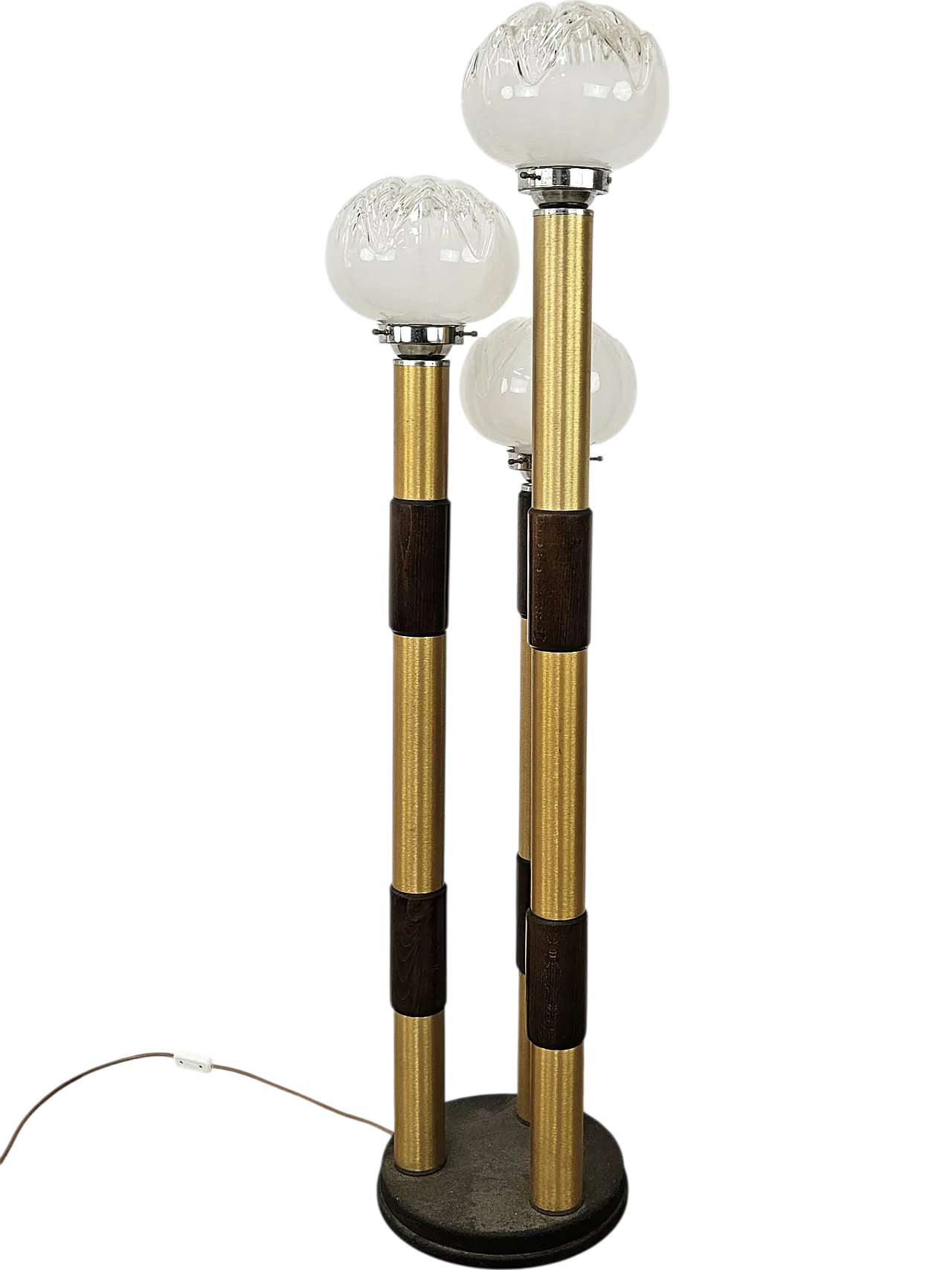 Lamp in Murano glass with 3 light points, 1970s 22