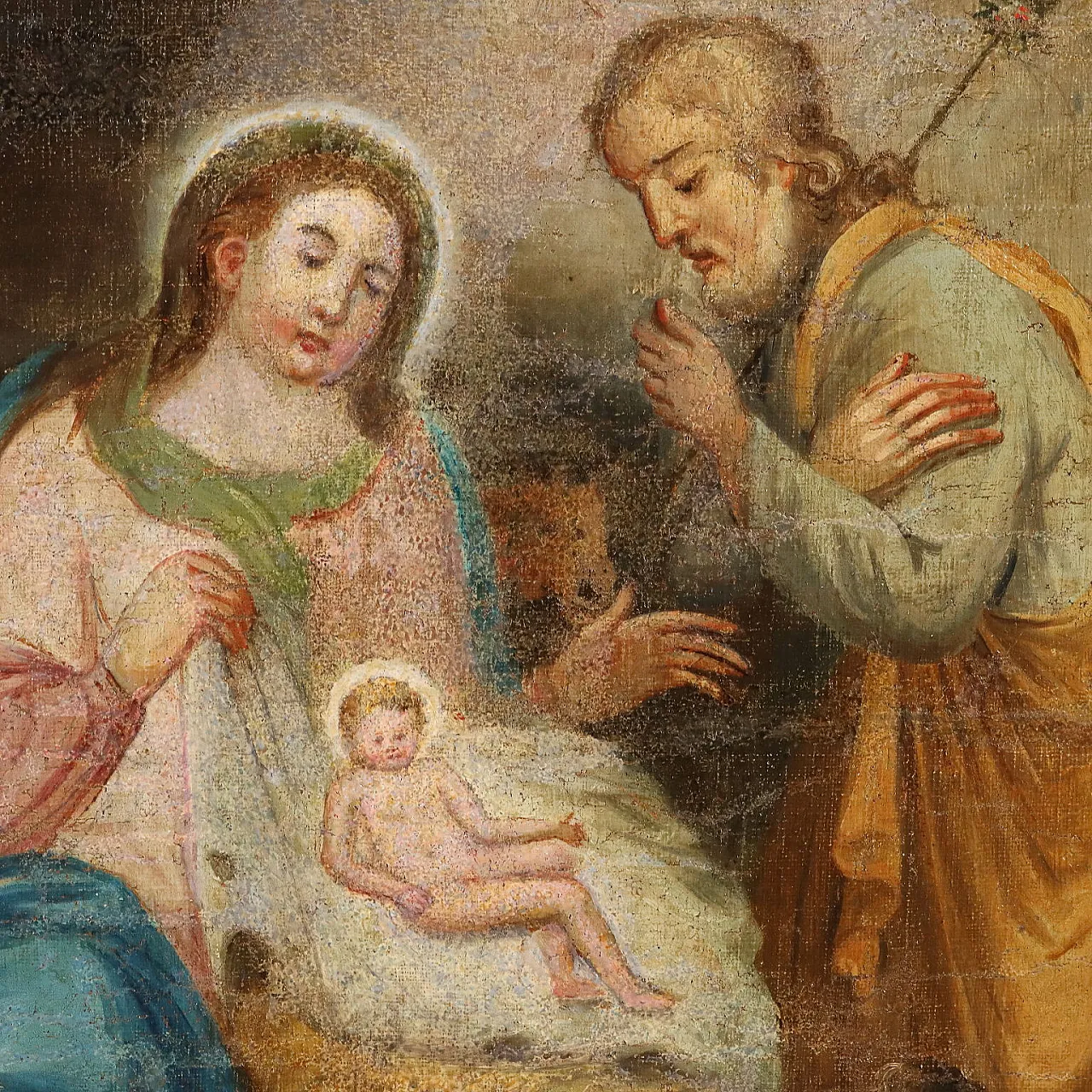 Natività, olio su tela, '700 3