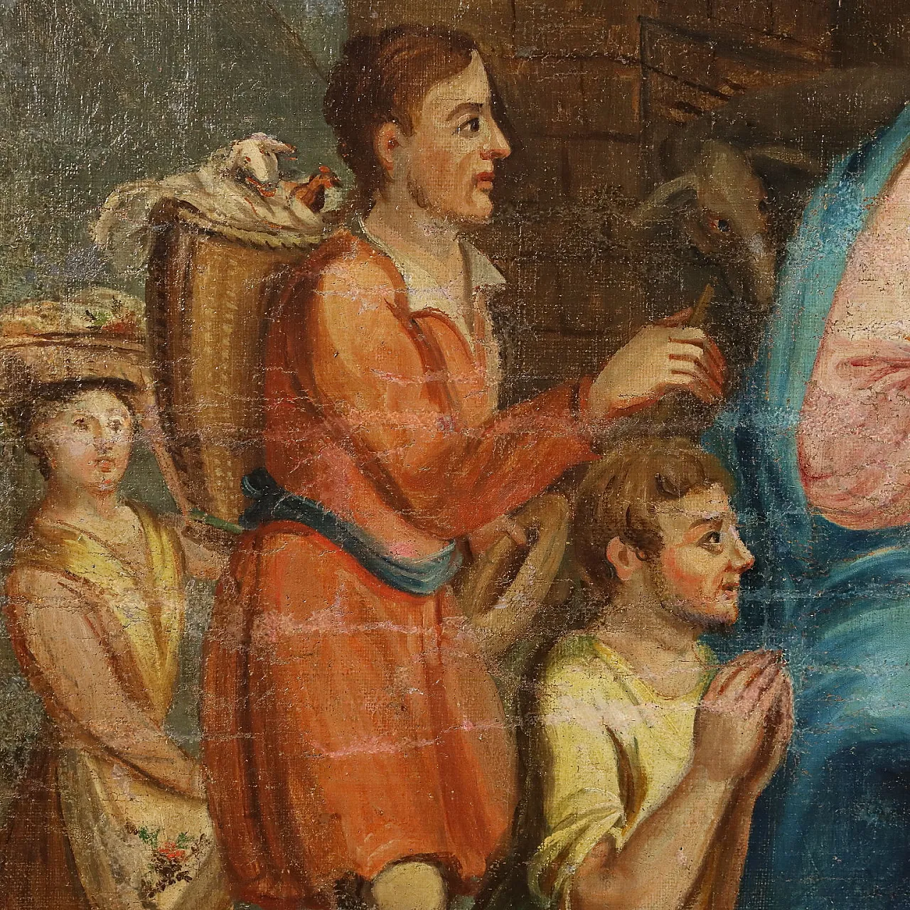 Natività, olio su tela, '700 6