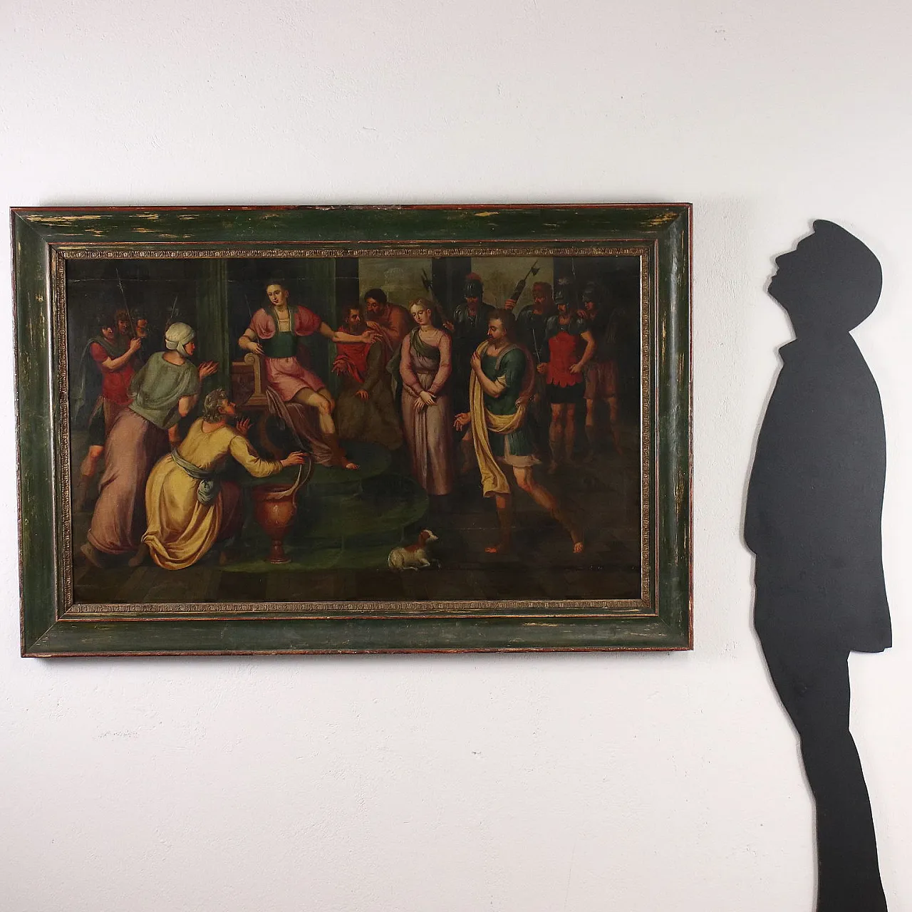 La continenza di Scipione, olio su tavola, '600 2