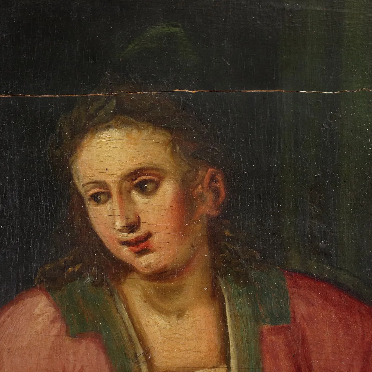 La continenza di Scipione, olio su tavola, '600 3