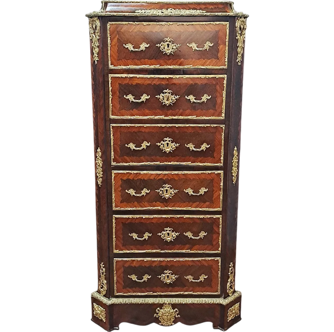 Secretaire rosewood and bois the rose, France, Napoleon III, '800 11
