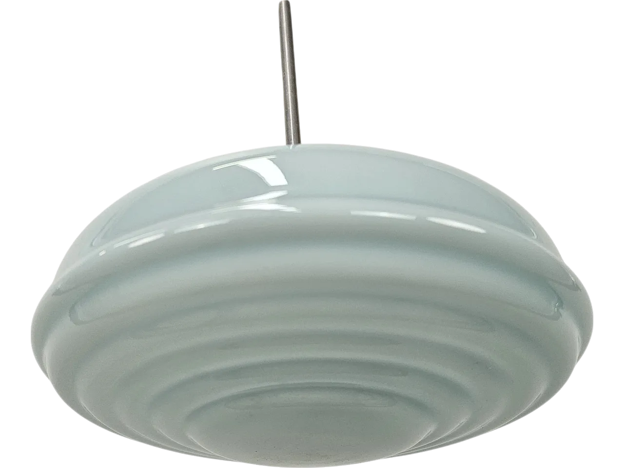 Chandelier in blue glass, 60s 13