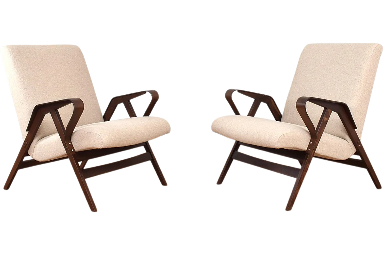 Sedie da salotto di František Jirák per Tatra, anni '60 16