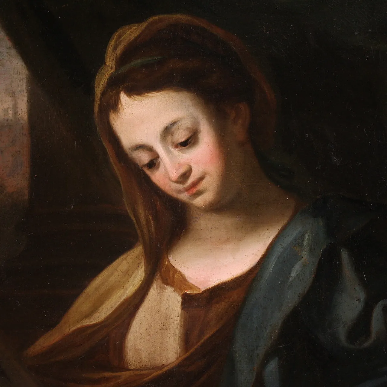 Holy Family, oil on canvas, 17th century, 4