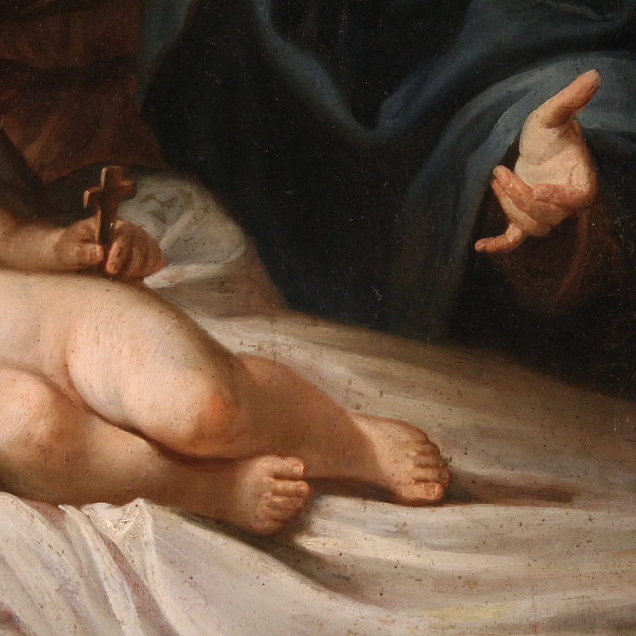 Holy Family, oil on canvas, 17th century, 7